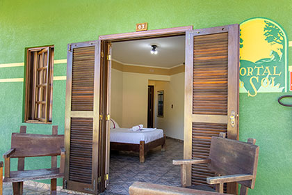 Portal do Sol hotel fazenda chalés unitários